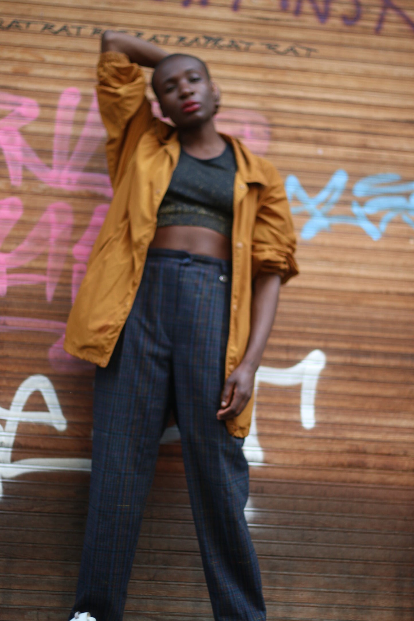 Vintage Zerres Checkered Trousers| Highwaisted tailored pants| Preppy minimalist pants