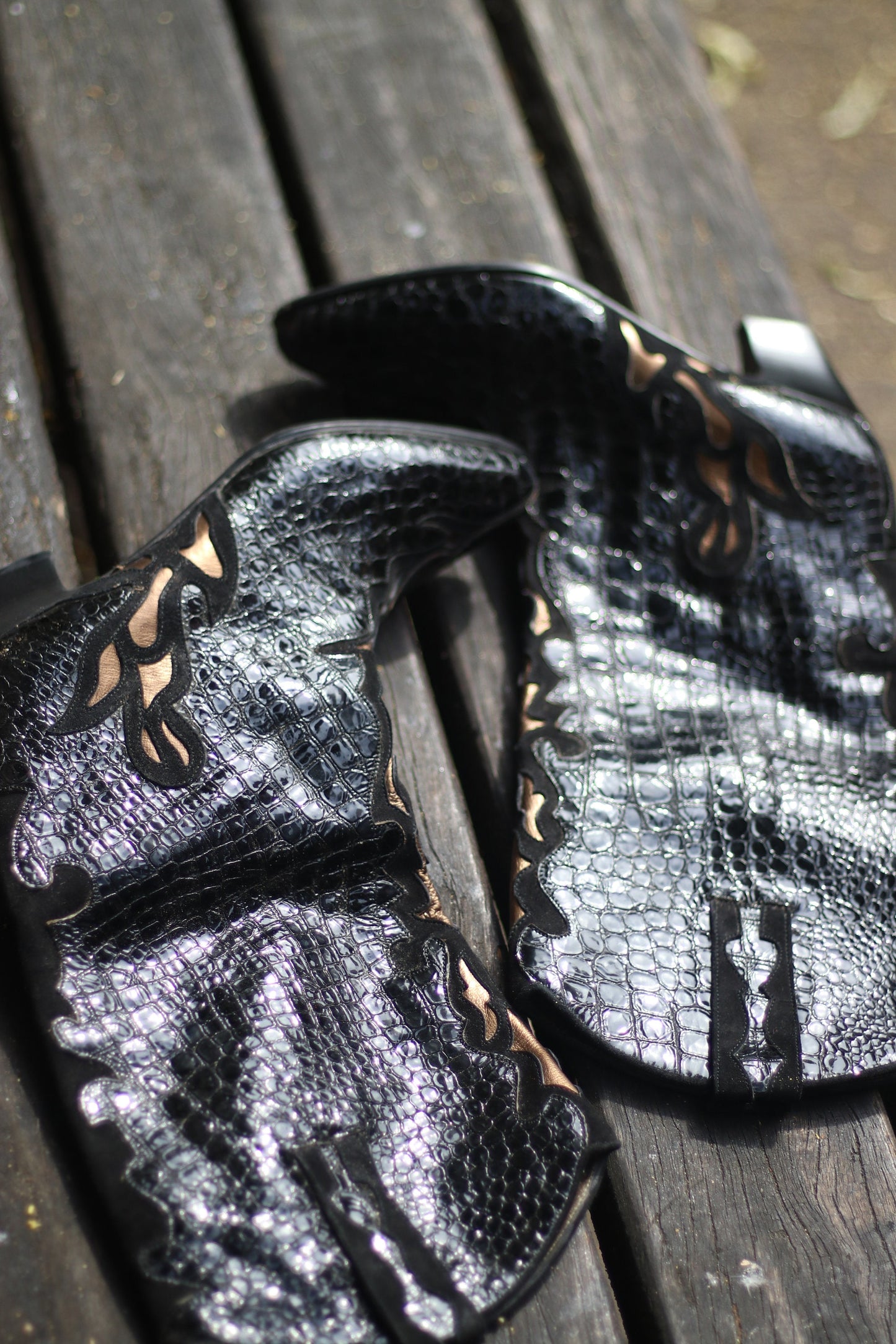 80s cowgirl boots| Vintage Black leather boots| Women's Western Boots