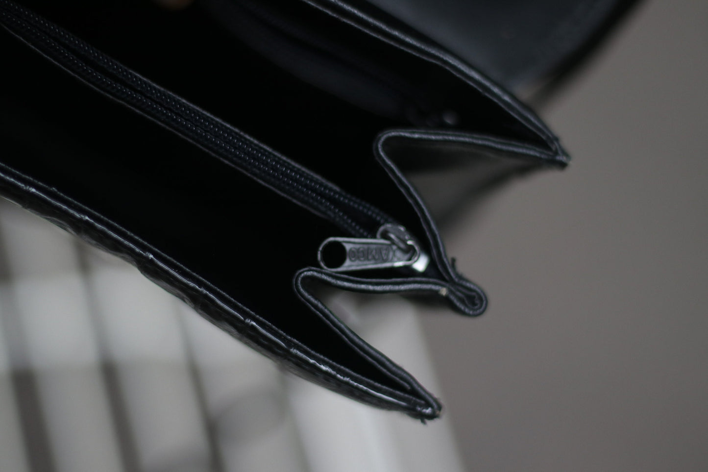 90s le Credi Bag| Vintage black Mini Bag| Embrossed leather and Suede Compact Bag | Minimalist classic textured bag