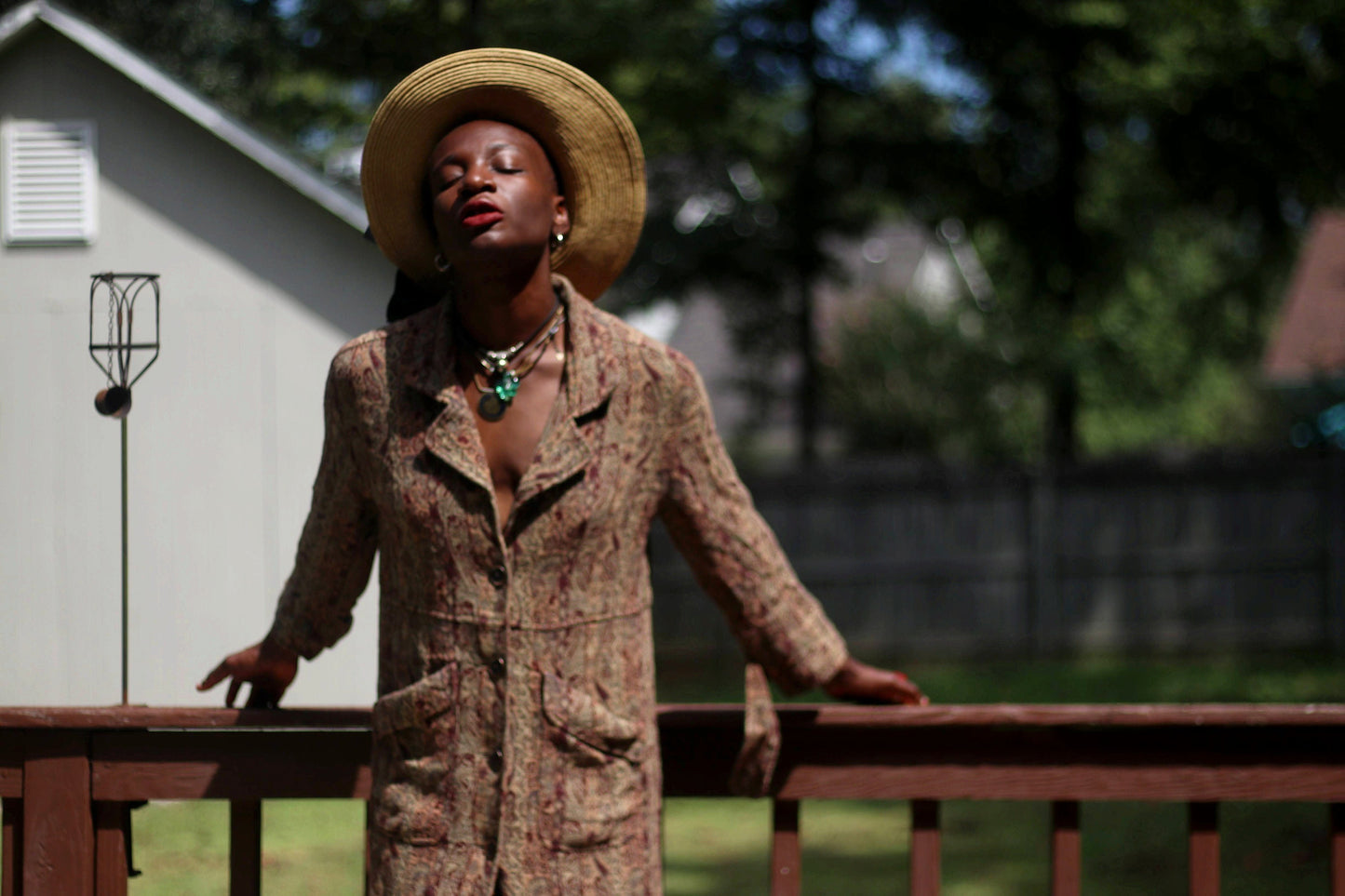 Vintage Paisley Print Dress| 90s J.Jill Autumn Brown buttoned down dress with pockets| Ethno Chic long sleeved dress