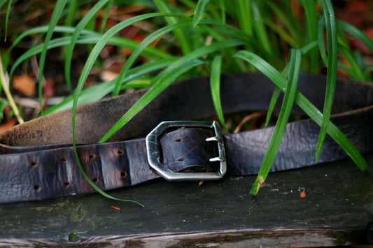 70s American Eagle Belt | Americana inspired Leather Brown Belt| Timeless Cowgirl belt