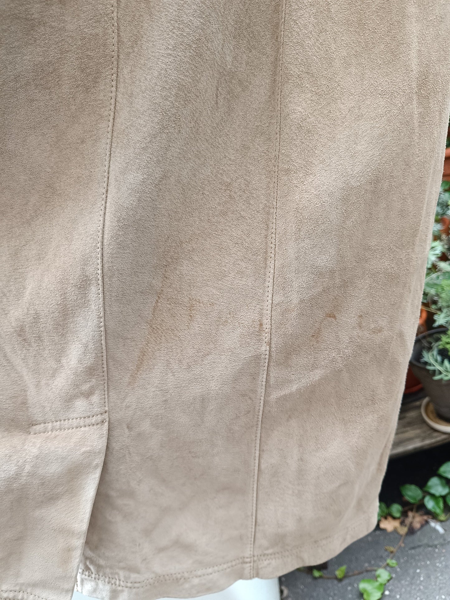 90s suede dress| Vintage classic brown minimalist dress| Capsule wardrobe buttoned down dress