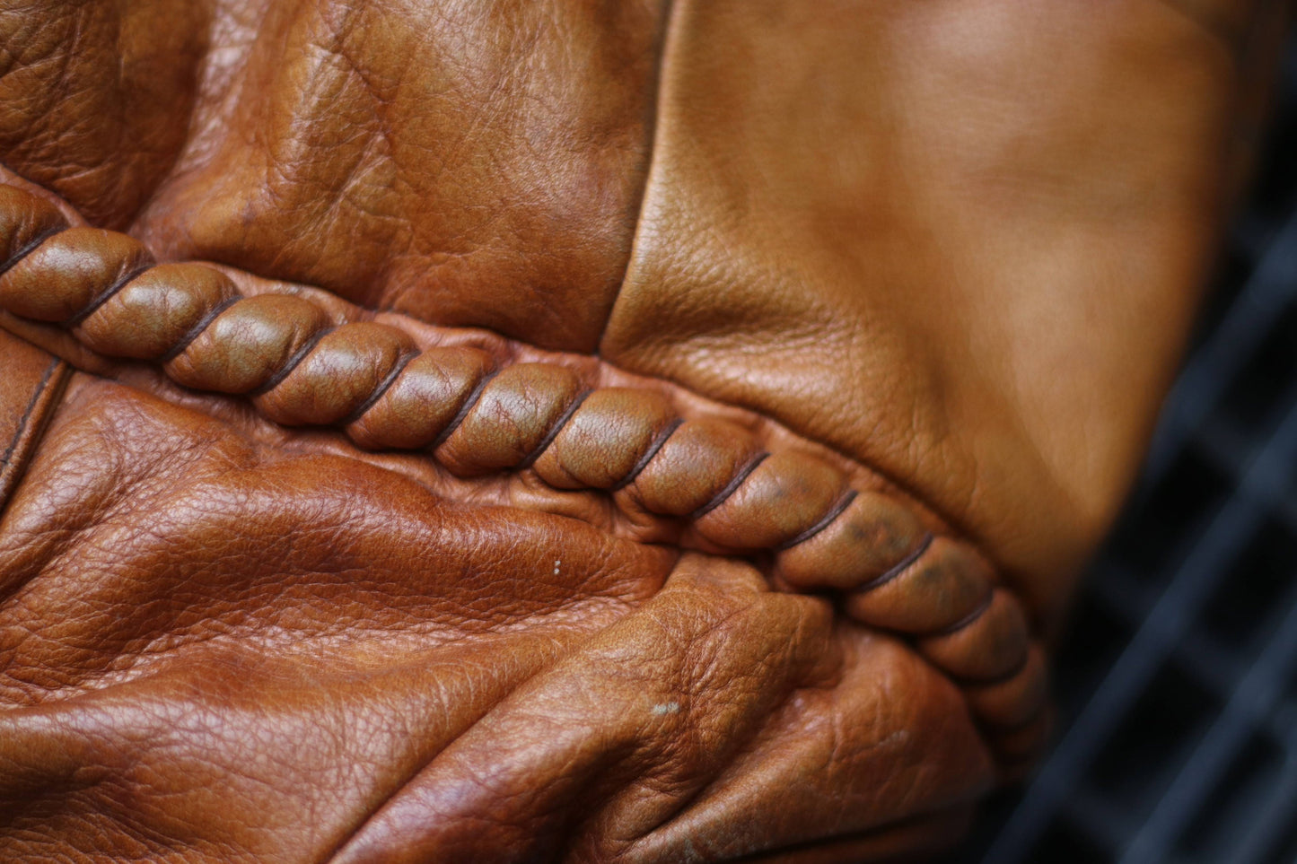90s Brown Hobo Bag| Vintage Leather Crossbody bag| Bohemian shoulder bag with Woven Details
