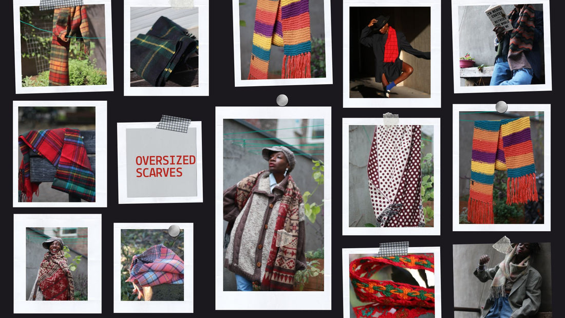 4 Ways to Supersize Your Winter Scarves
