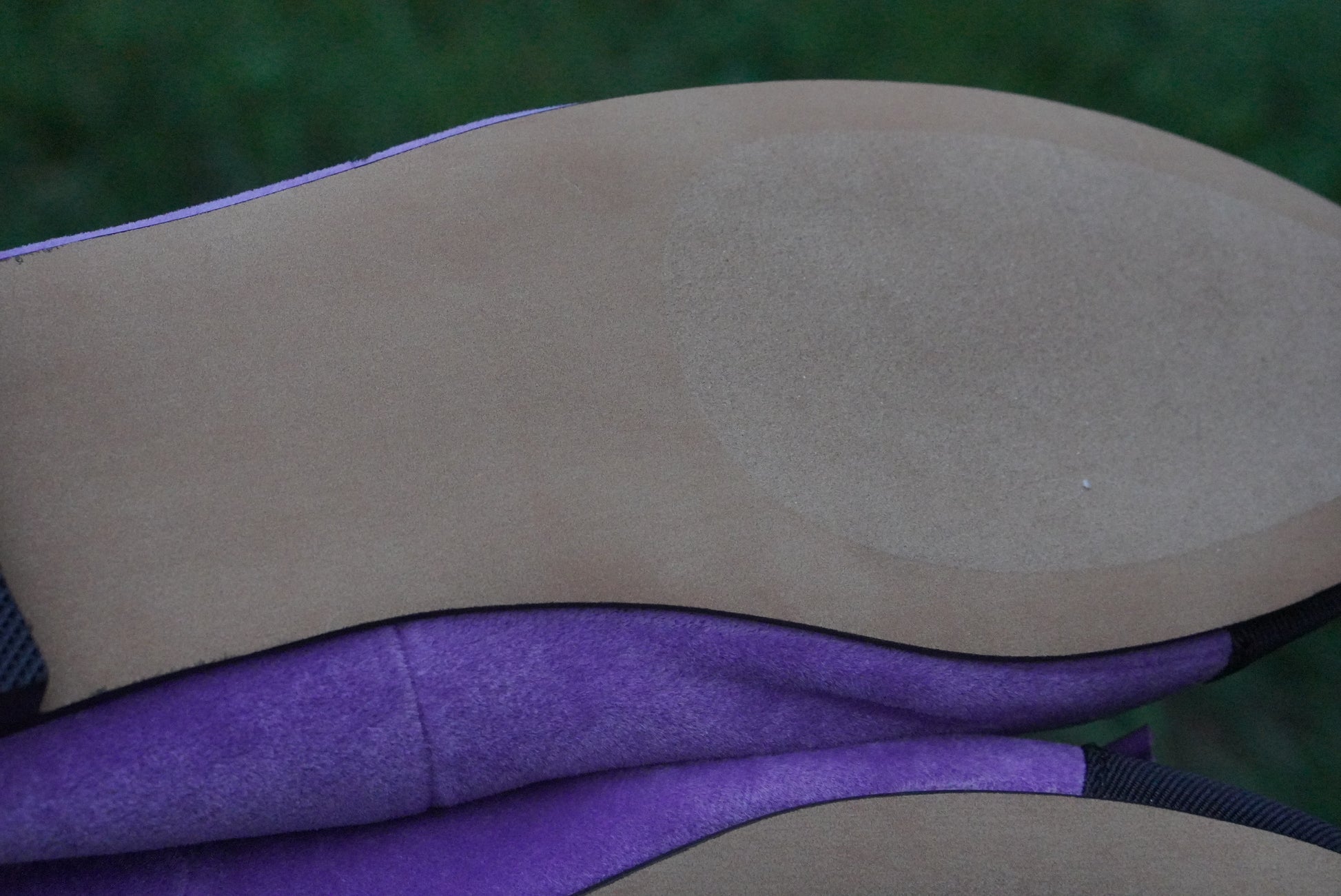 Steve Madden Vintage 90s Purple Suede Cap Toe Ballet Flats Size US8