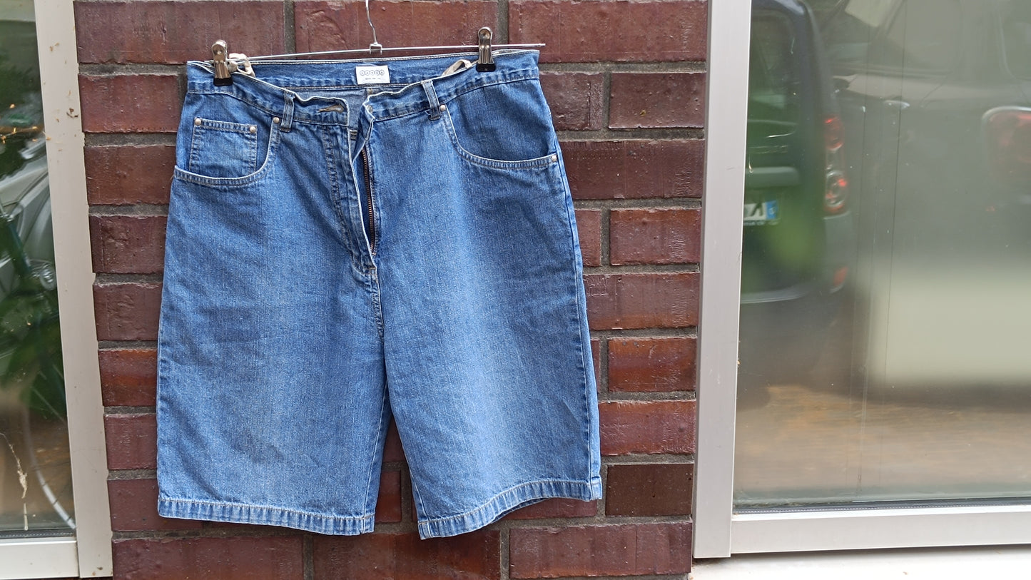 Vintage Canda Denim Jorts - 90s Y2K Baggy Blue Jean Shorts