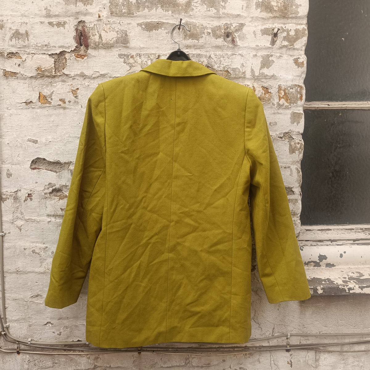 Harvé Benard Women's Wool Blazer, Size 6, Green
