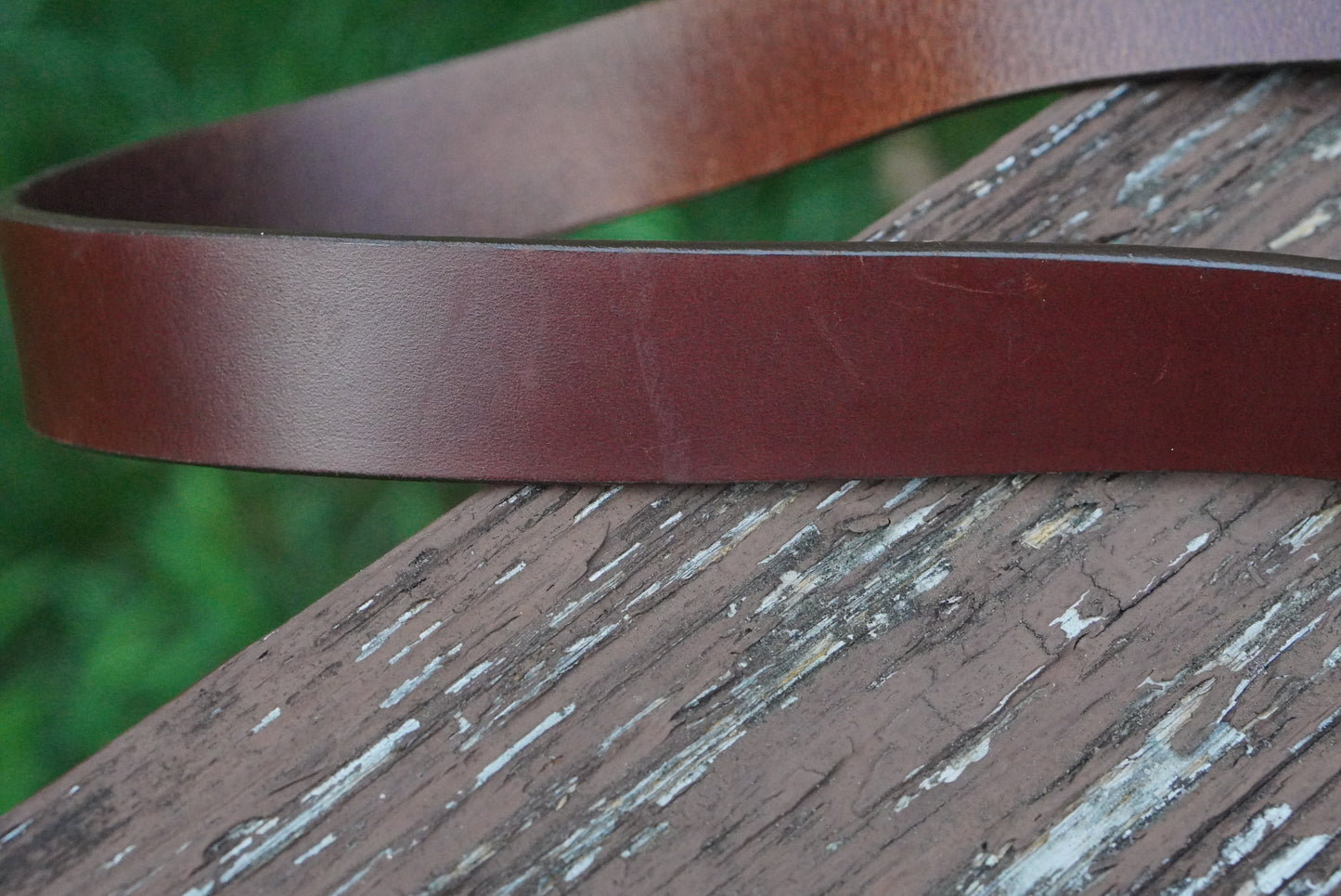 L.L. Bean Vintage Full Grain Leather Belt - Made in USA Brown Size 36