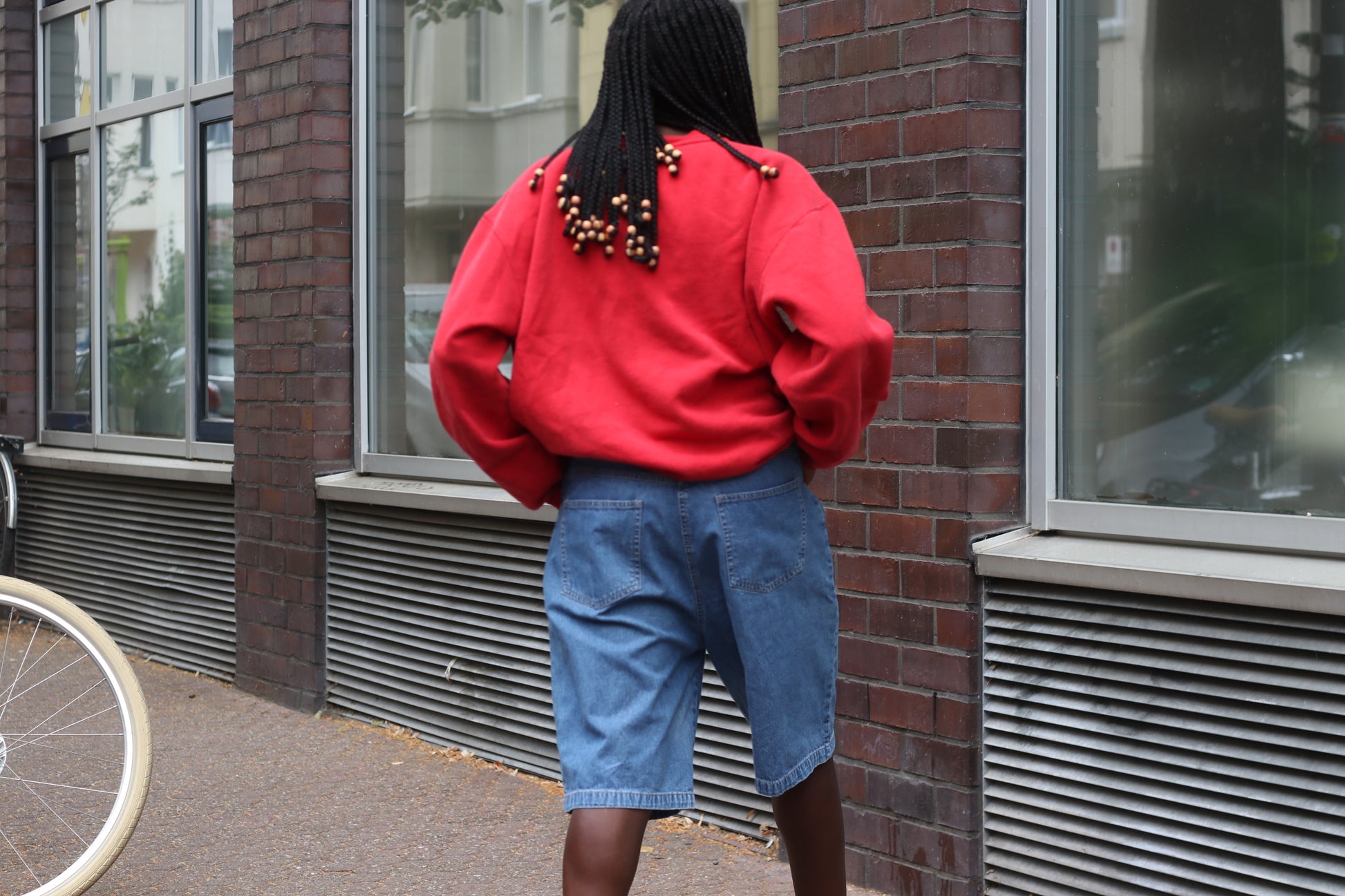 Vintage Chevignon Sweatshirt - 90s Red Graphic Crewneck Jumper