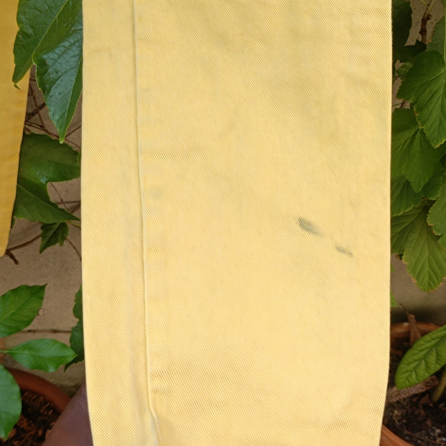 Vintage Yellow High Waist Jeans | 90s MASH Tapered Denim Pants