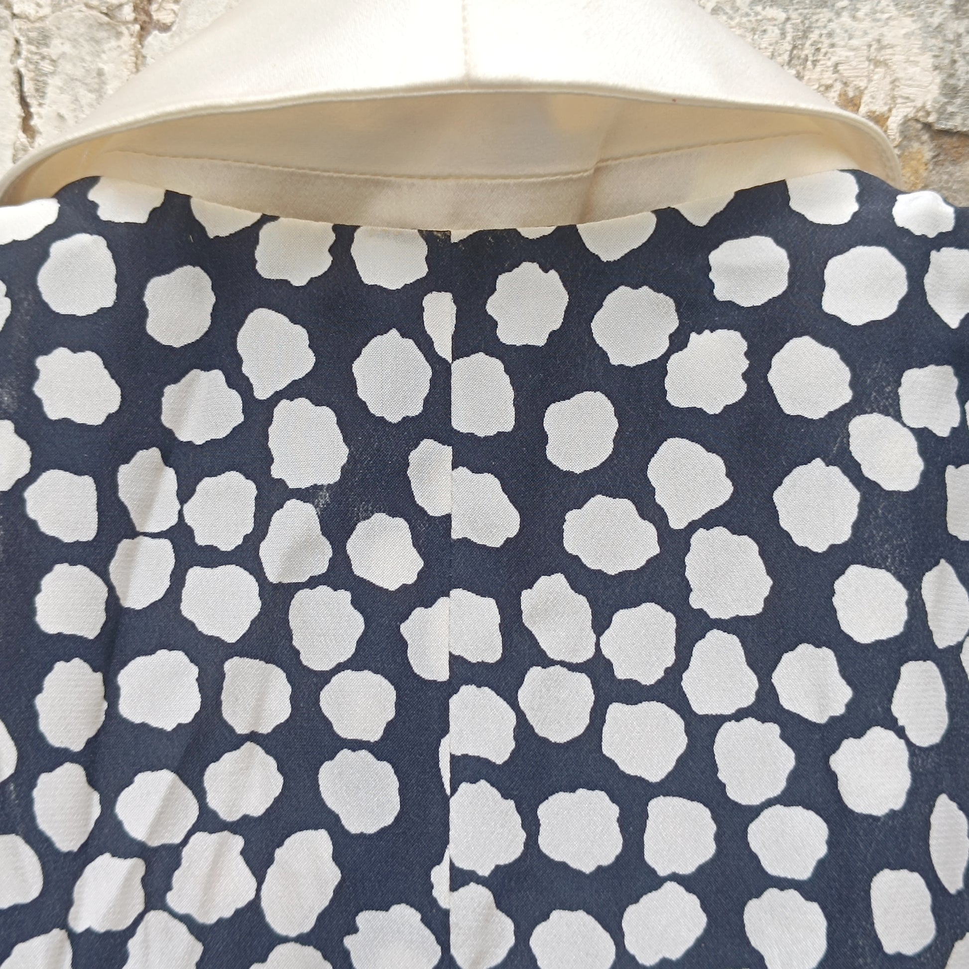 Antonette Vintage 90s Silk Polka Dot Blazer Dress - Made in Germany
