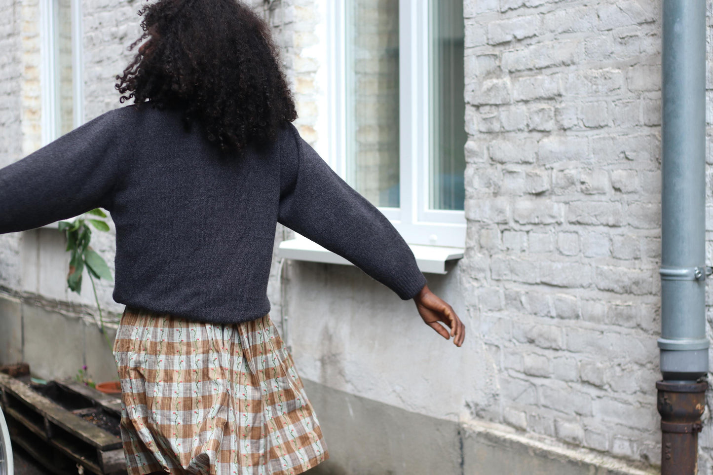 y2k Free People Pleated Skirt| Vintage Midi Floral print Skirt