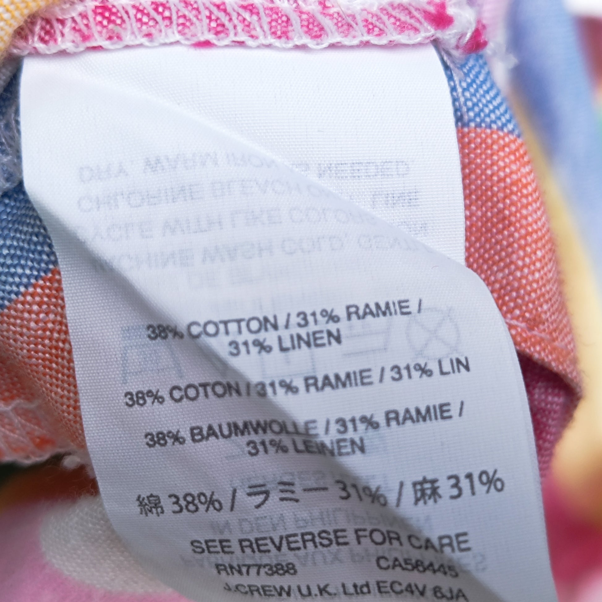 Vintage Y2K J Crew Pastel Stripe Cotton Tunic Dress - Summer Mini