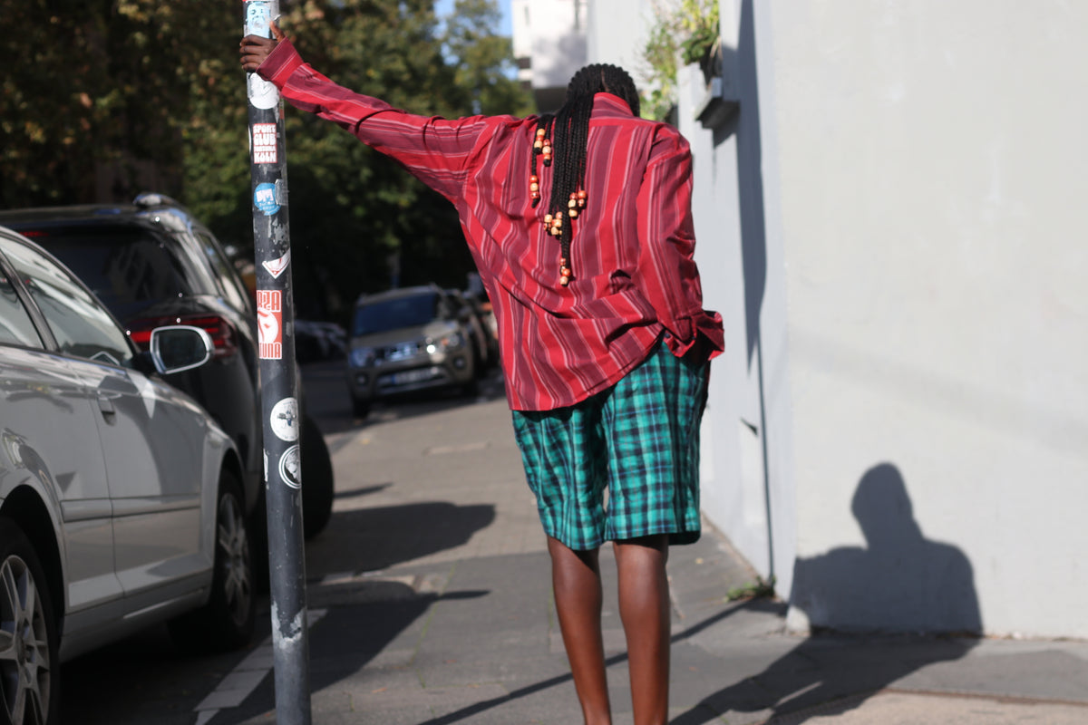 Plaid Shorts | Vintage 90s Green Culottes | High Waist Bermuda Fits XS TO S