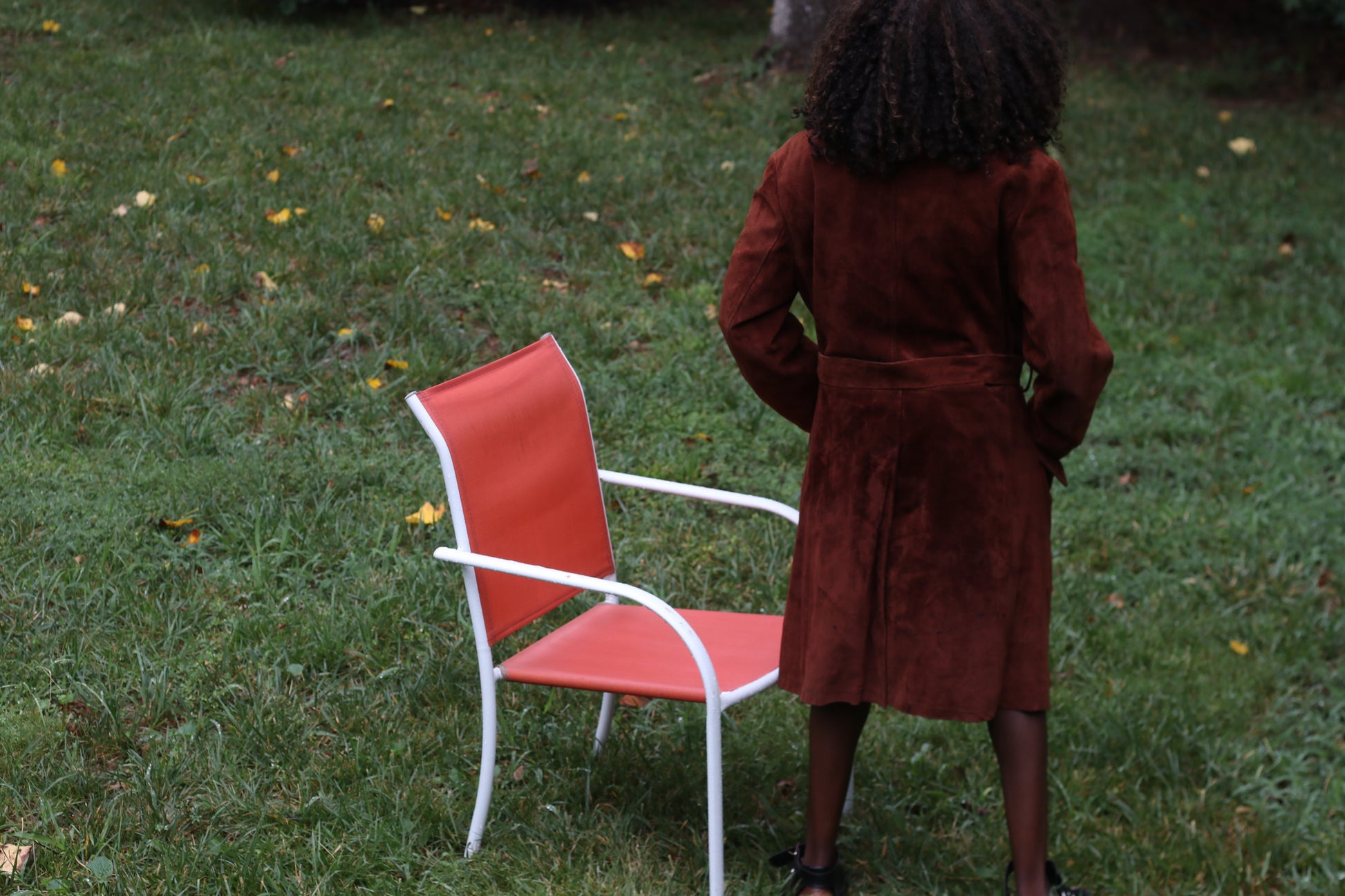 Vintage 70s Wild 'N' Woolly Sheepskin Coat | Rust Suede Penny Lane