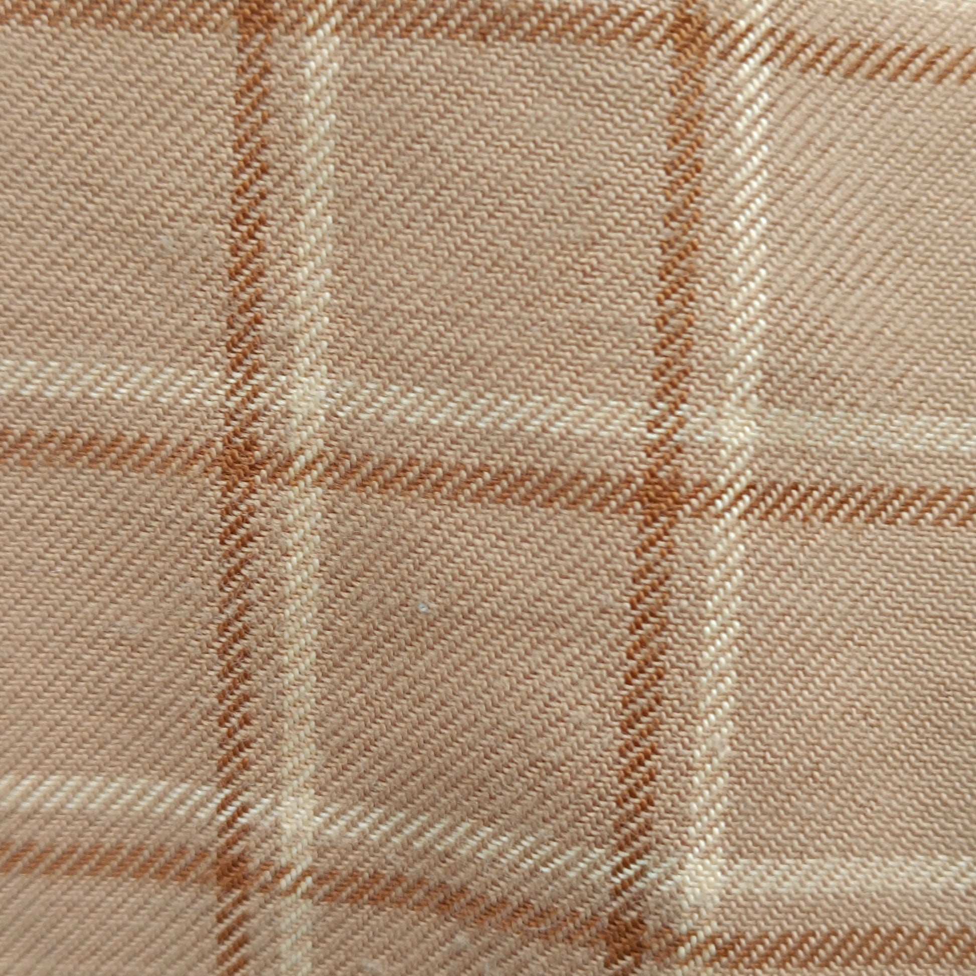 Plaid Trousers Vintage 70s Beige High Waisted Pants | Fits XS to S