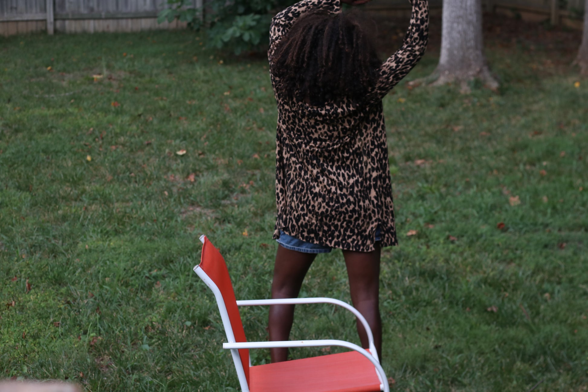 Halogen Vintage Y2K Leopard Print Open Front Cardigan | Medium Animal Print Top