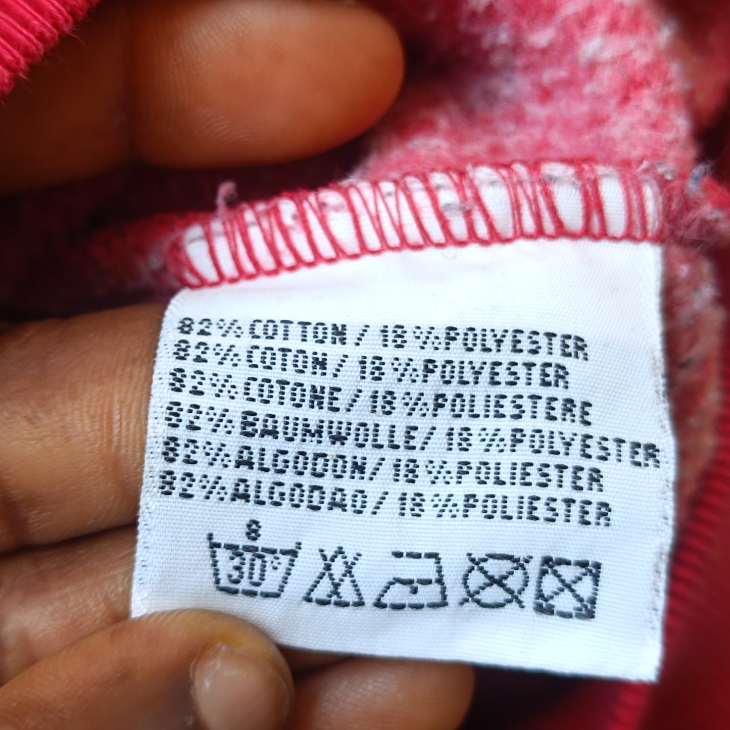 Vintage Chevignon Sweatshirt - 90s Red Graphic Crewneck Jumper