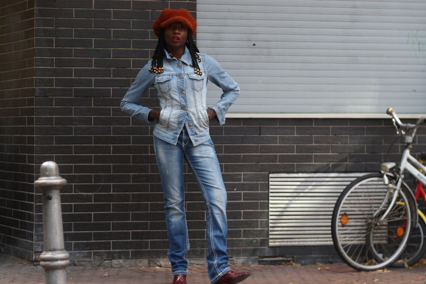 Esprit Vintage 90s Denim Jacket - Light Wash Fitted Jean Jacket