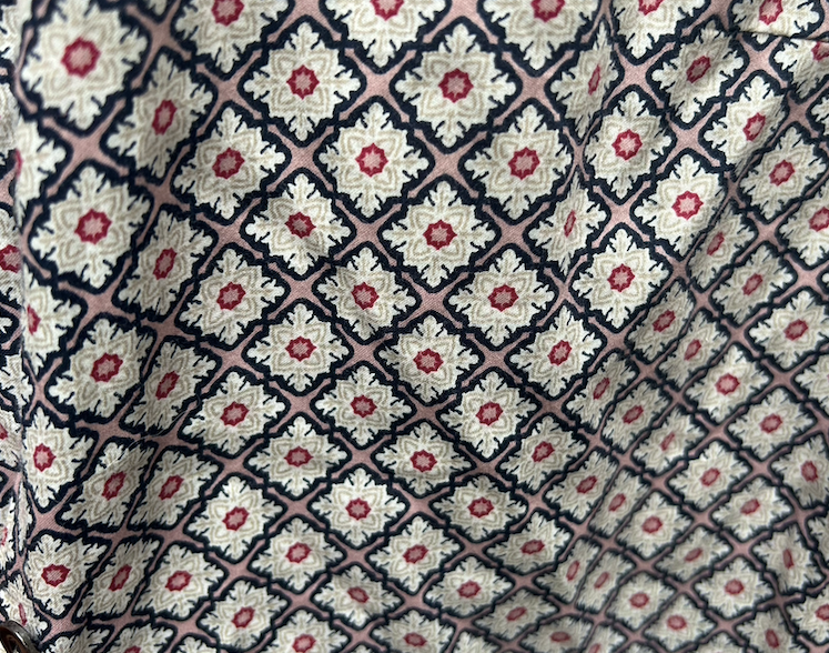 Vintage Walbusch Geometric Print Shirt - 70s Patterned Blouse