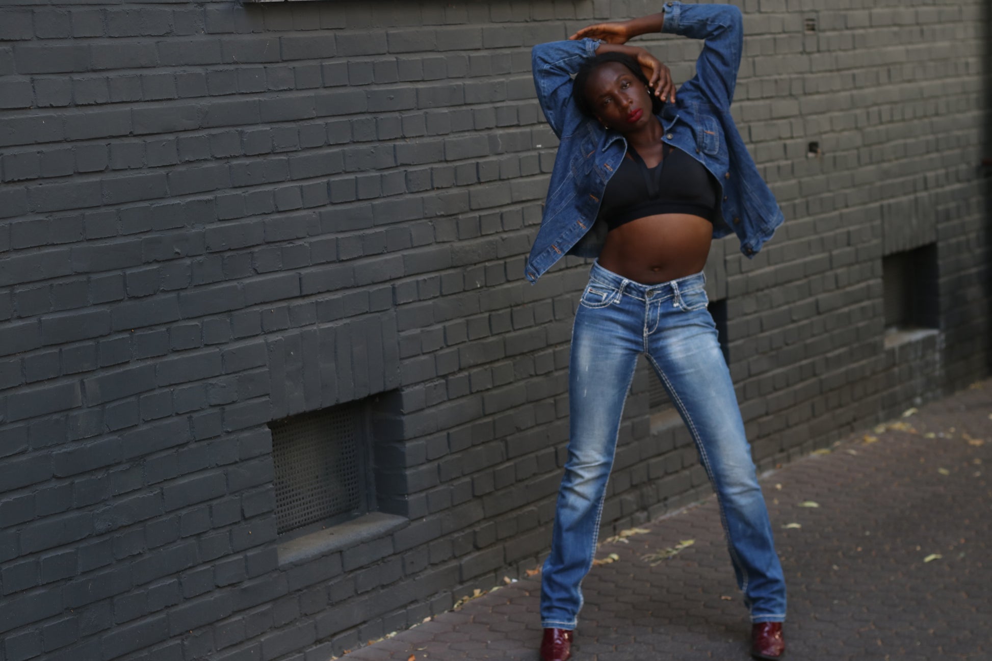 Cipo & Baxx Vintage 2000s Y2K Low Rise Thick Stitch Blue Jeans