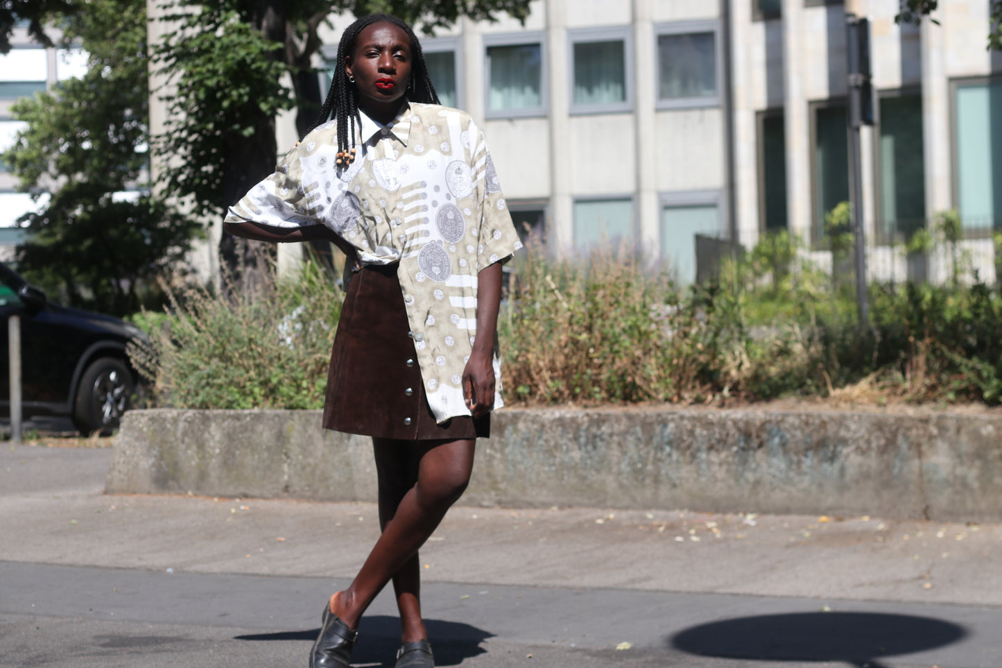 Vintage 90s Royal Thames Yacht Club Shirt - Beige Nautical Blouse