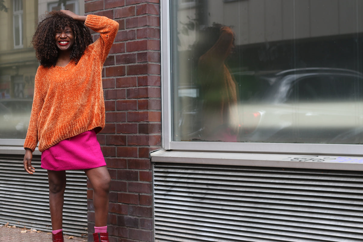 Vintage 60s Hot Pink Wool Mini Skirt | Fuchsia Boucle A Line Skirt