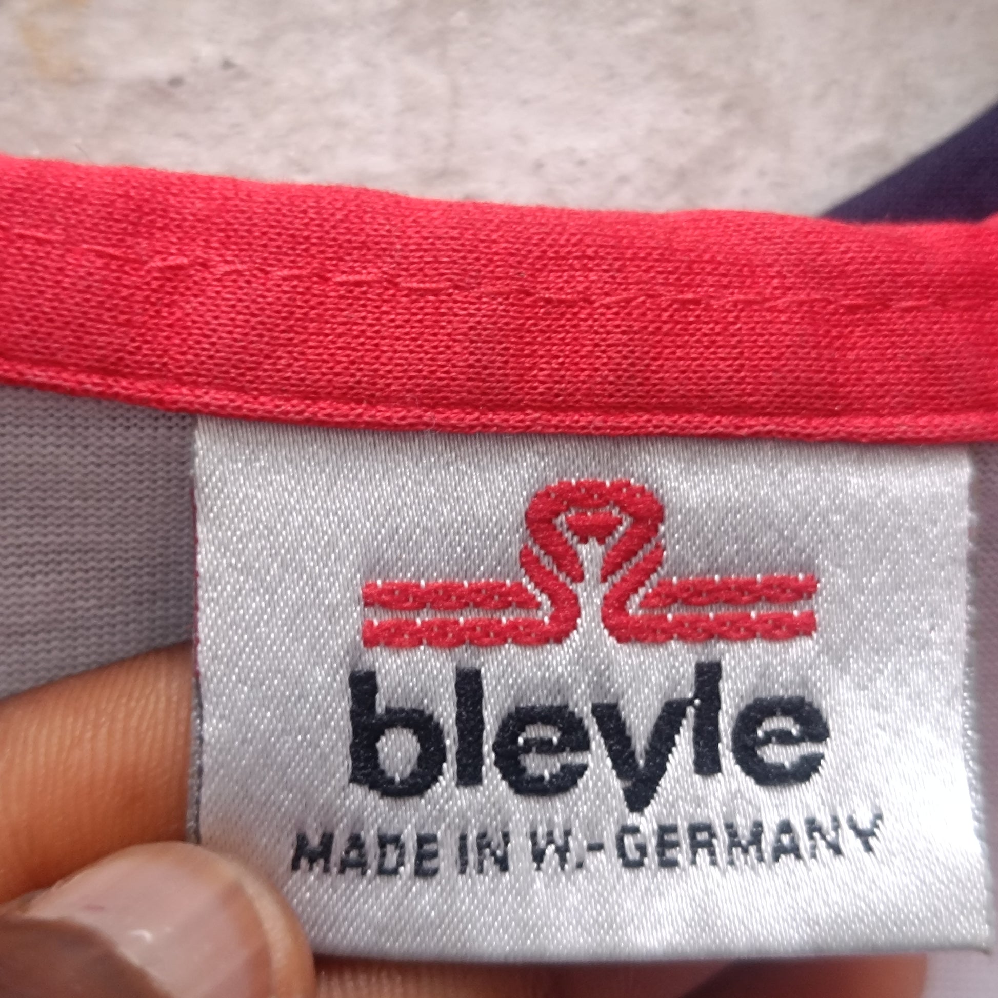 Bleyle Vintage 80s White Polo Shirt - West Germany Preppy Tennis Top
