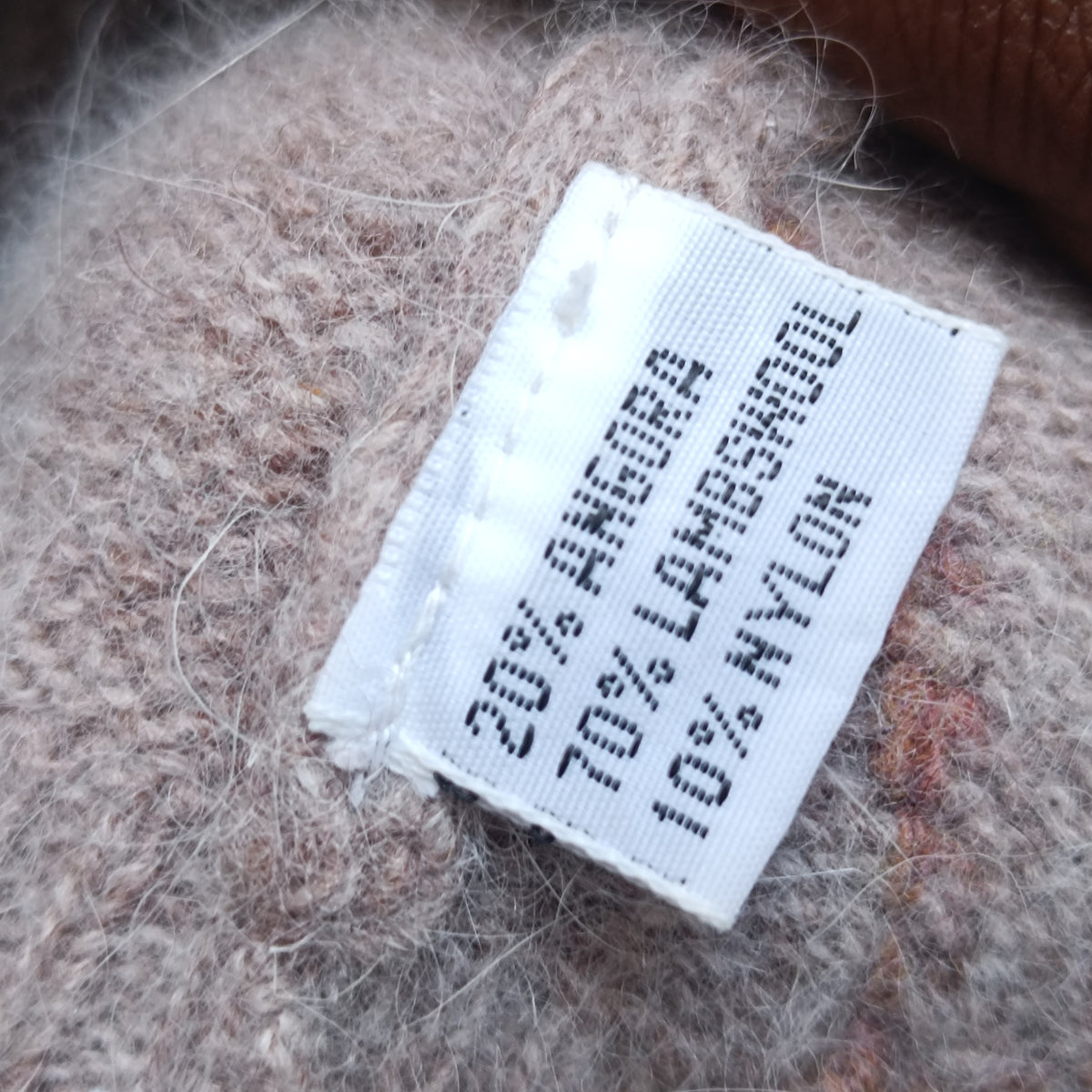 Pierre Cavallo Vintage Argyle Sweater 90s Preppy Soft Angora Blend M