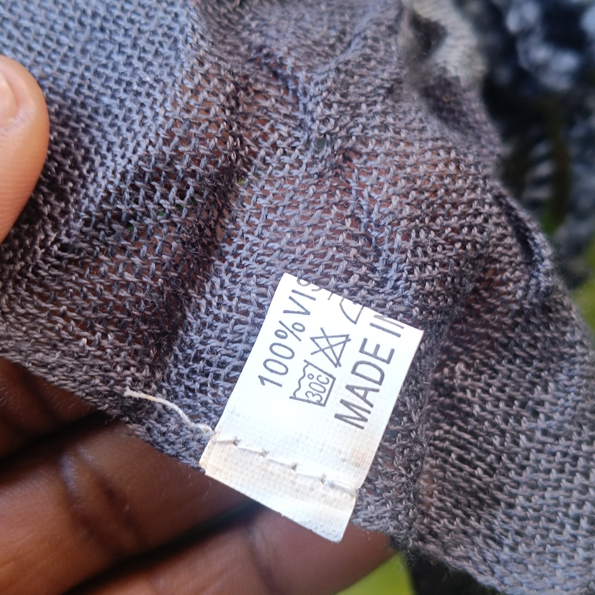 Vintage 90s Charcoal Grey Viscose Textured Shrug Shawl Bolero