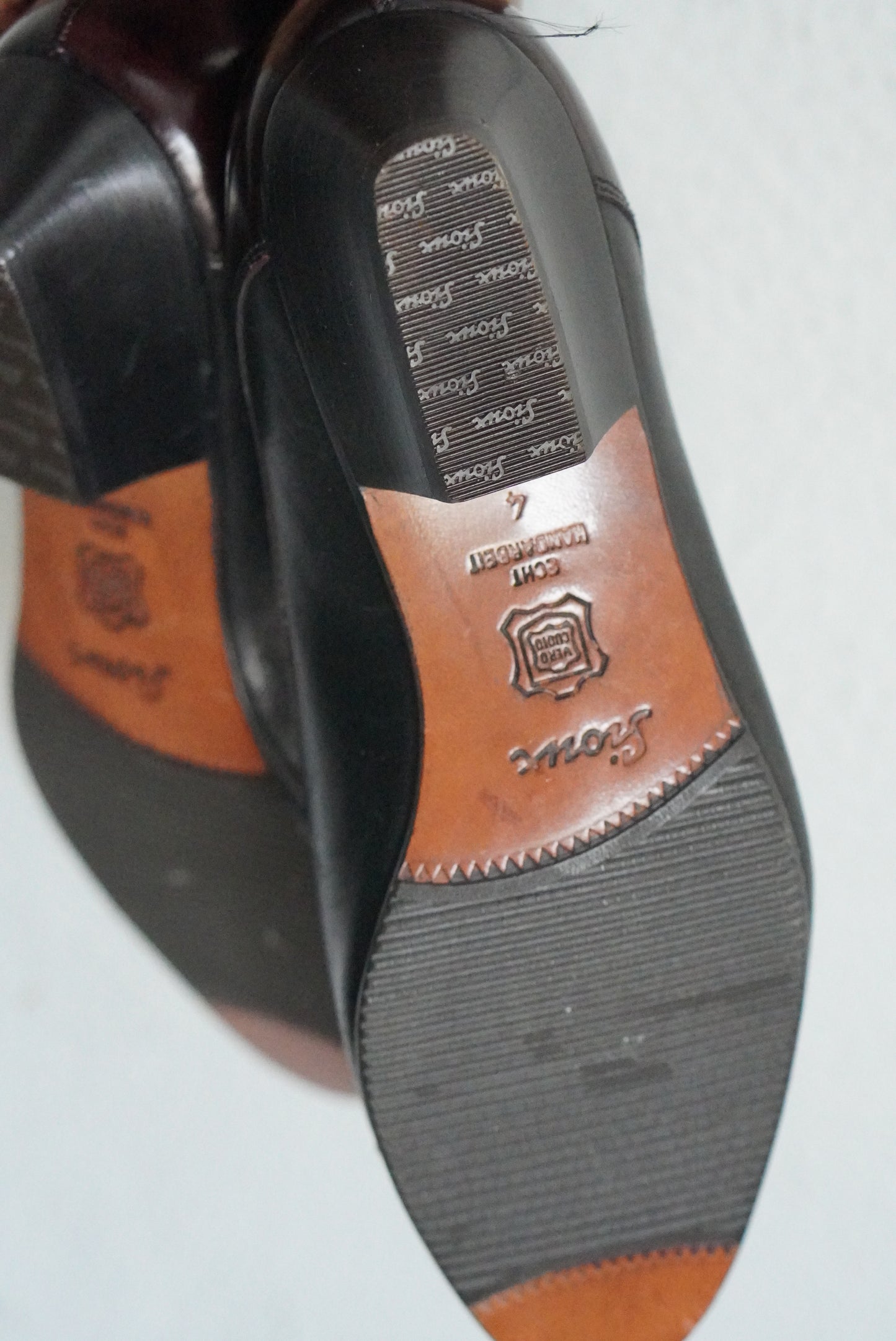 Vintage Tassel Loafers | 80s Leather Heels Burgundy EU 37 UK 4