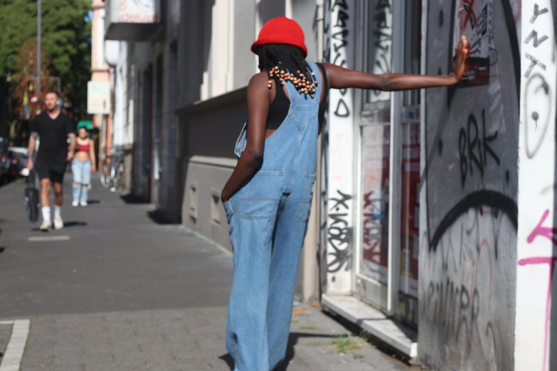 Vintage 90s Denim Overalls Light Wash Blue Jean Dungarees Liberty Big Mac Utility