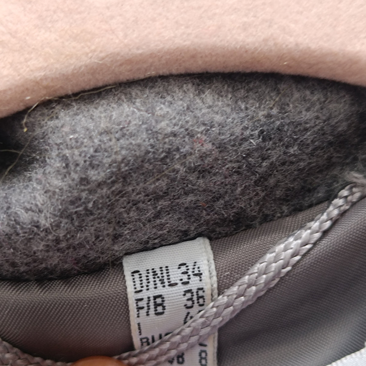 Vintage Grey Wool Coat | 90s Heine Cashmere Blend Overcoat | S