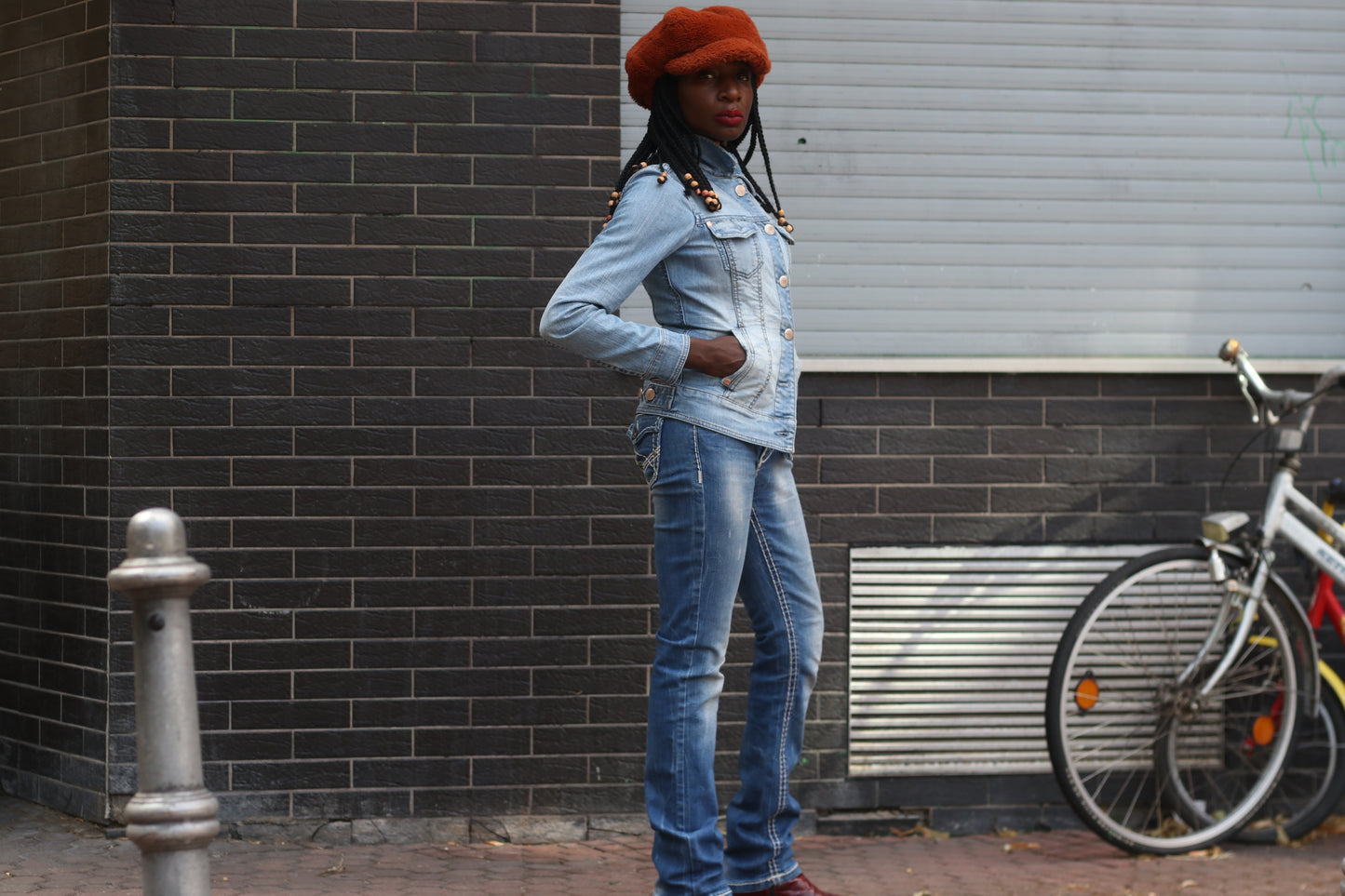 Esprit Vintage 90s Denim Jacket - Light Wash Fitted Jean Jacket