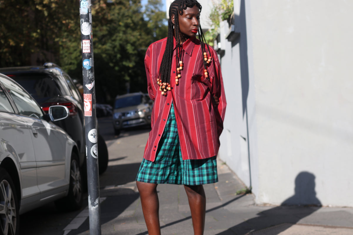 Plaid Shorts | Vintage 90s Green Culottes | High Waist Bermuda Fits XS TO S