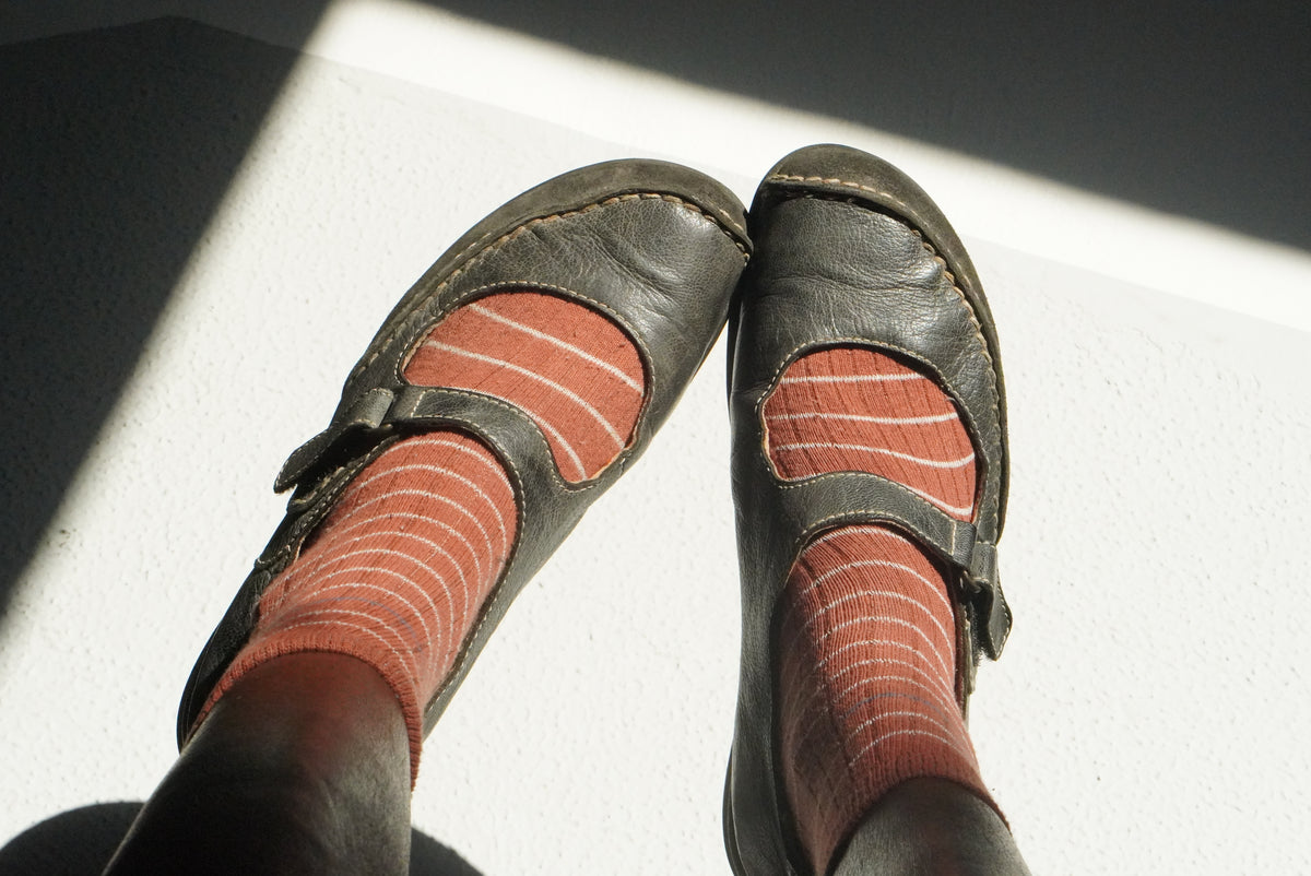 Camel Active Vintage Mary Jane Flats - 90s Grey Leather | Fits EU 39 / UK 6.5