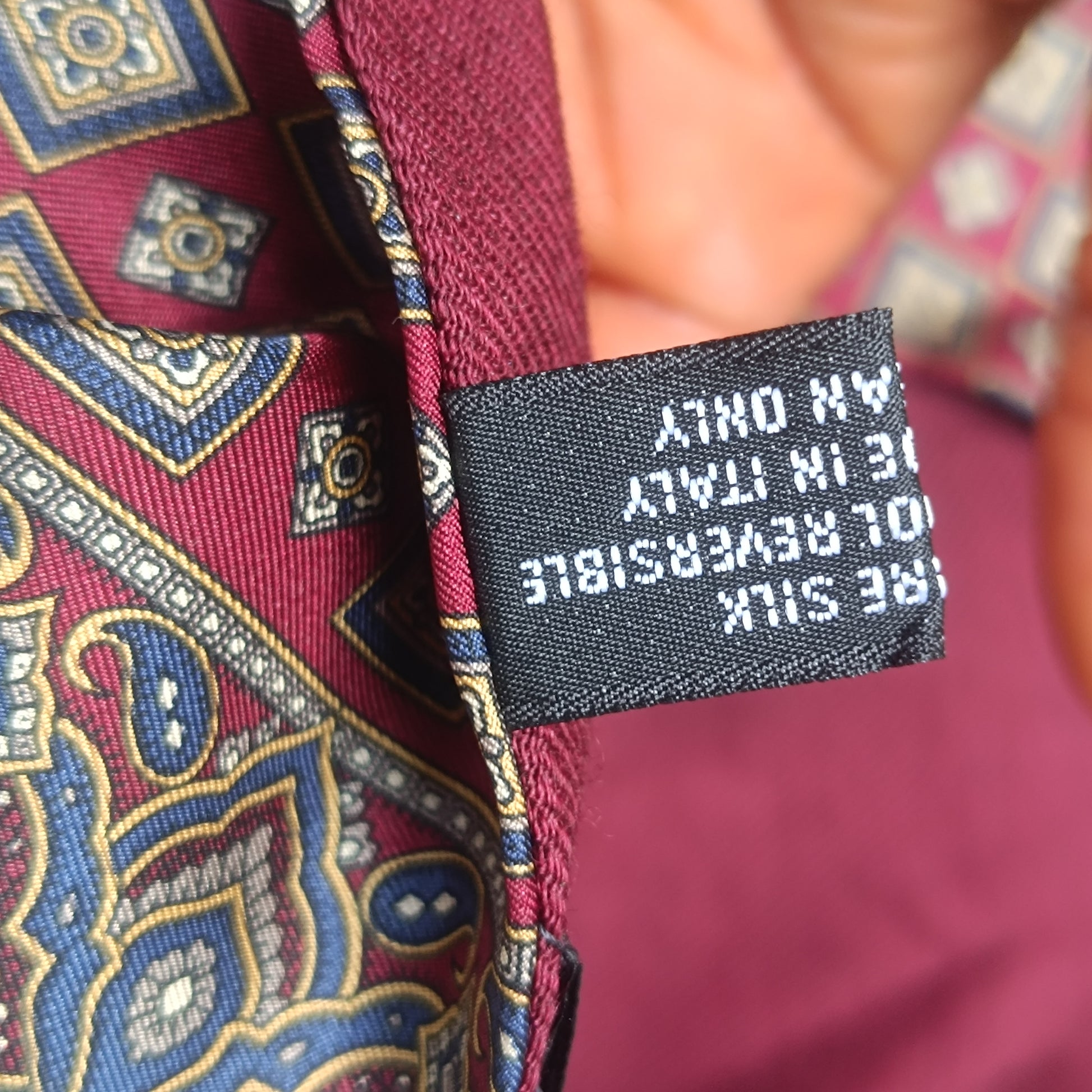 The DeSantis Collection Vintage Silk Wool Scarf - Made in Italy Foulard