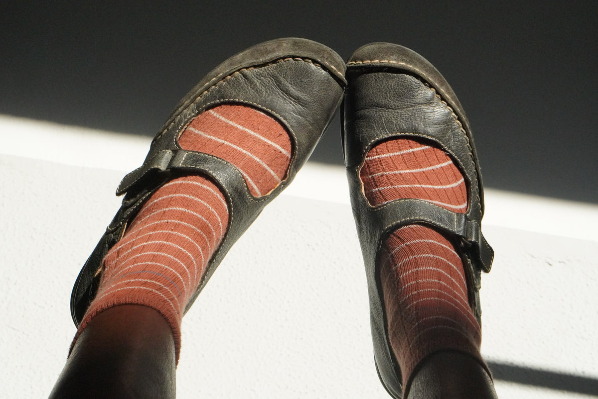 Camel Active Vintage Mary Jane Flats - 90s Grey Leather | Fits EU 39 / UK 6.5