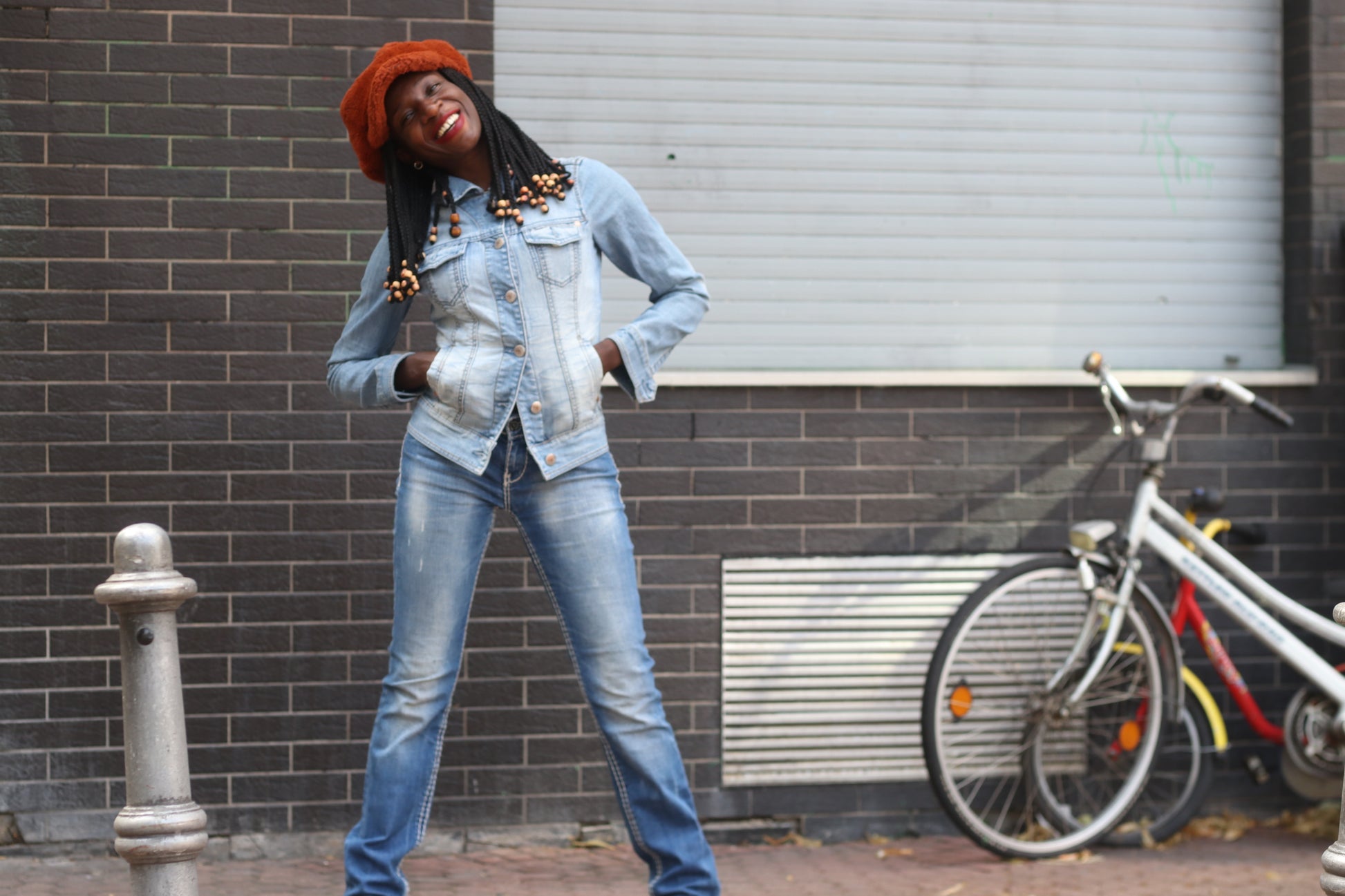 Esprit Vintage 90s Denim Jacket - Light Wash Fitted Jean Jacket
