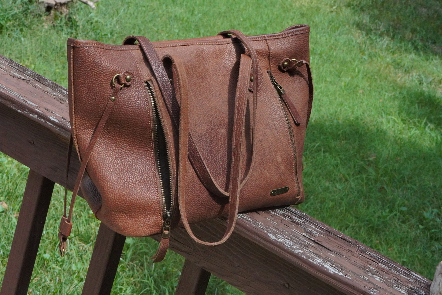 Y2k Vintage Montana West Brown Leather Tote Bag - Western Shoulder Bag