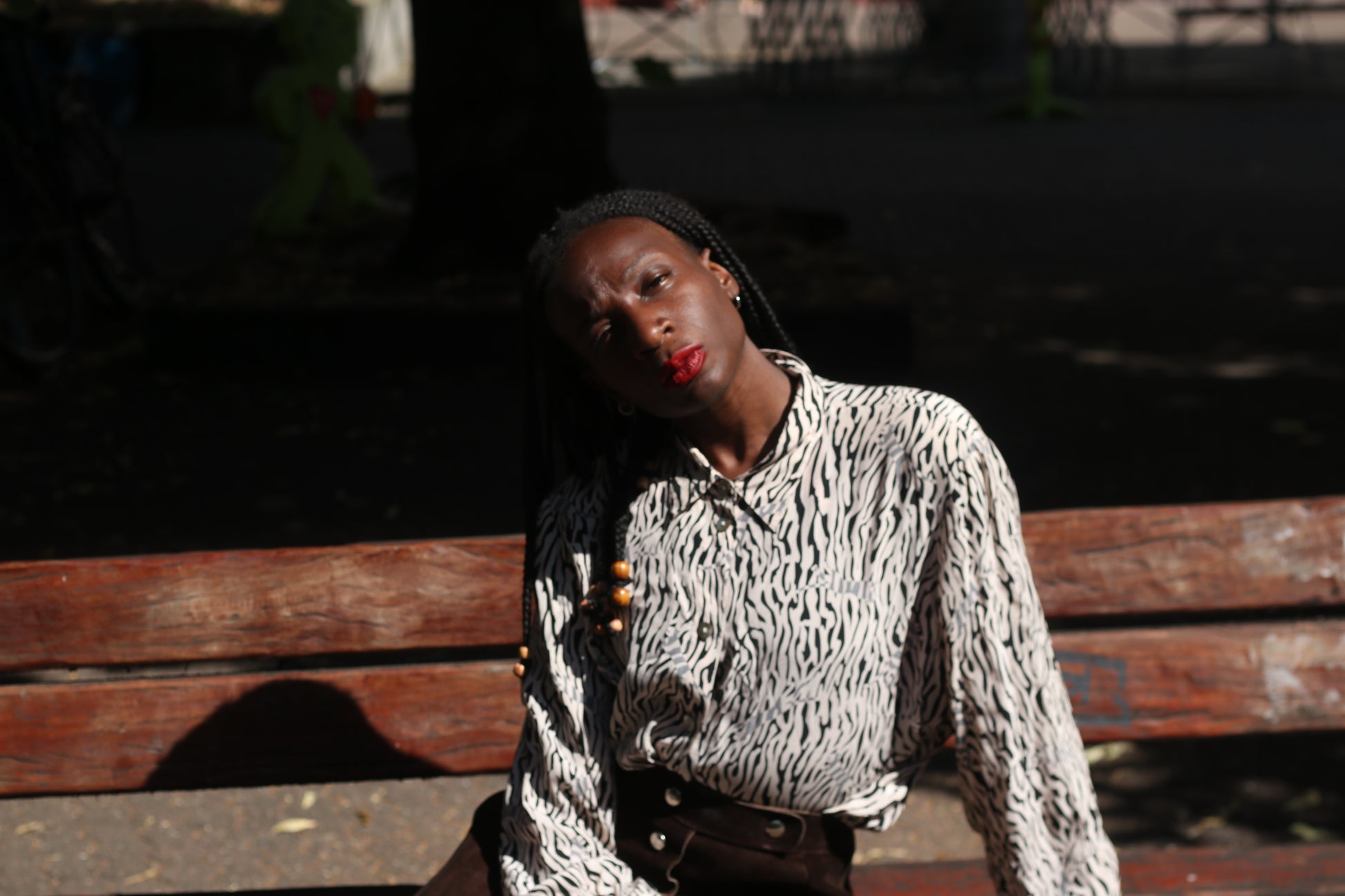  Vintage 90s Zebra Print Blouse - Oversized Animal Print Boho Top