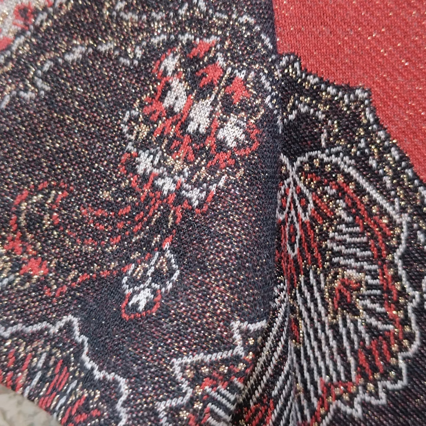 70s Paisley Mini Dress | Vintage Rust Brown A-Line Shift Dress M