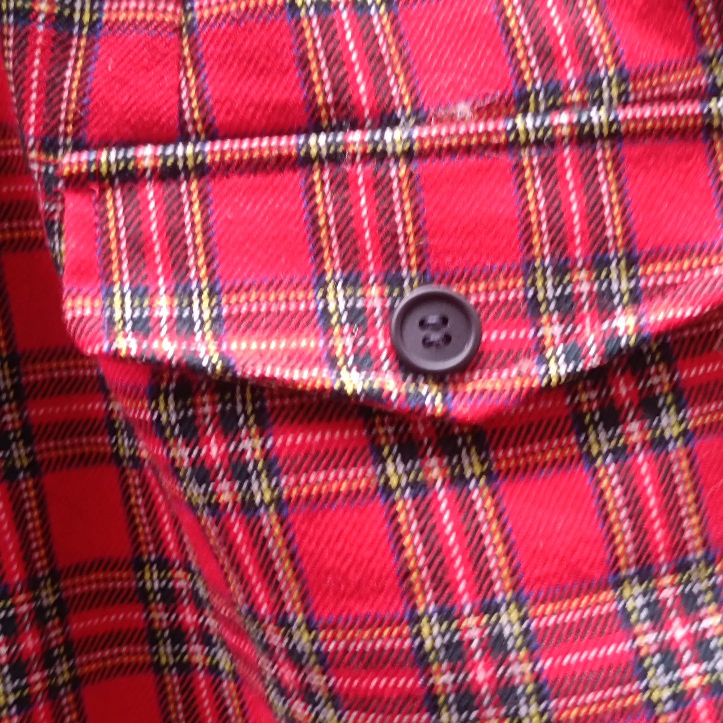 Vintage Red Plaid Trousers | 80s High Waist Tartan Wool Pants | Fits M