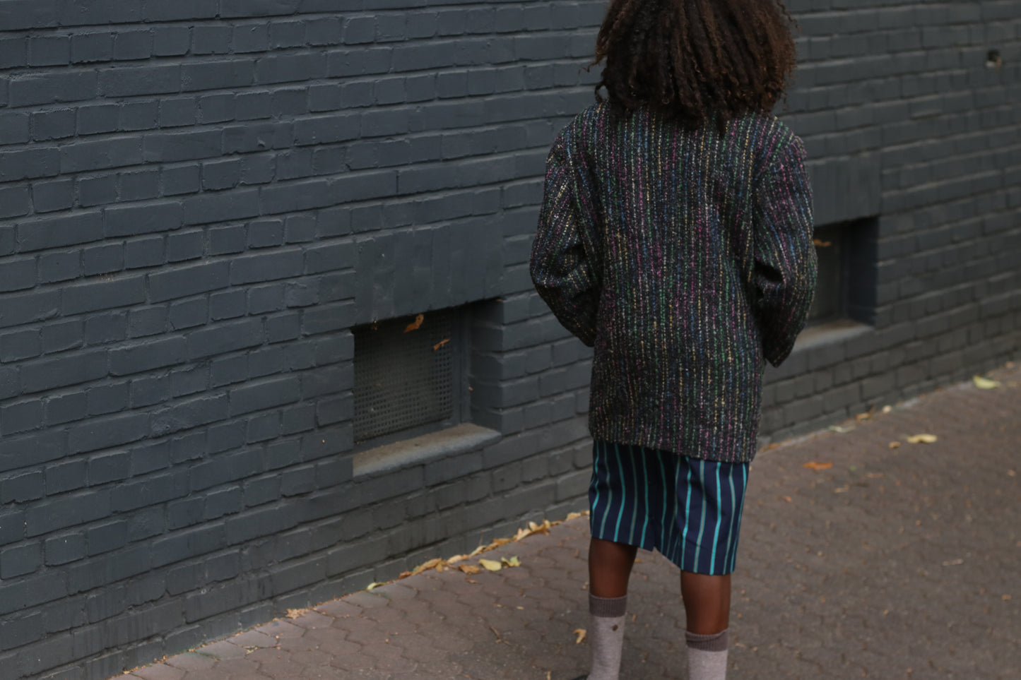 Vintage Wool Tweed Blazer | 80s 90s Rainbow Confetti Coat | M/L