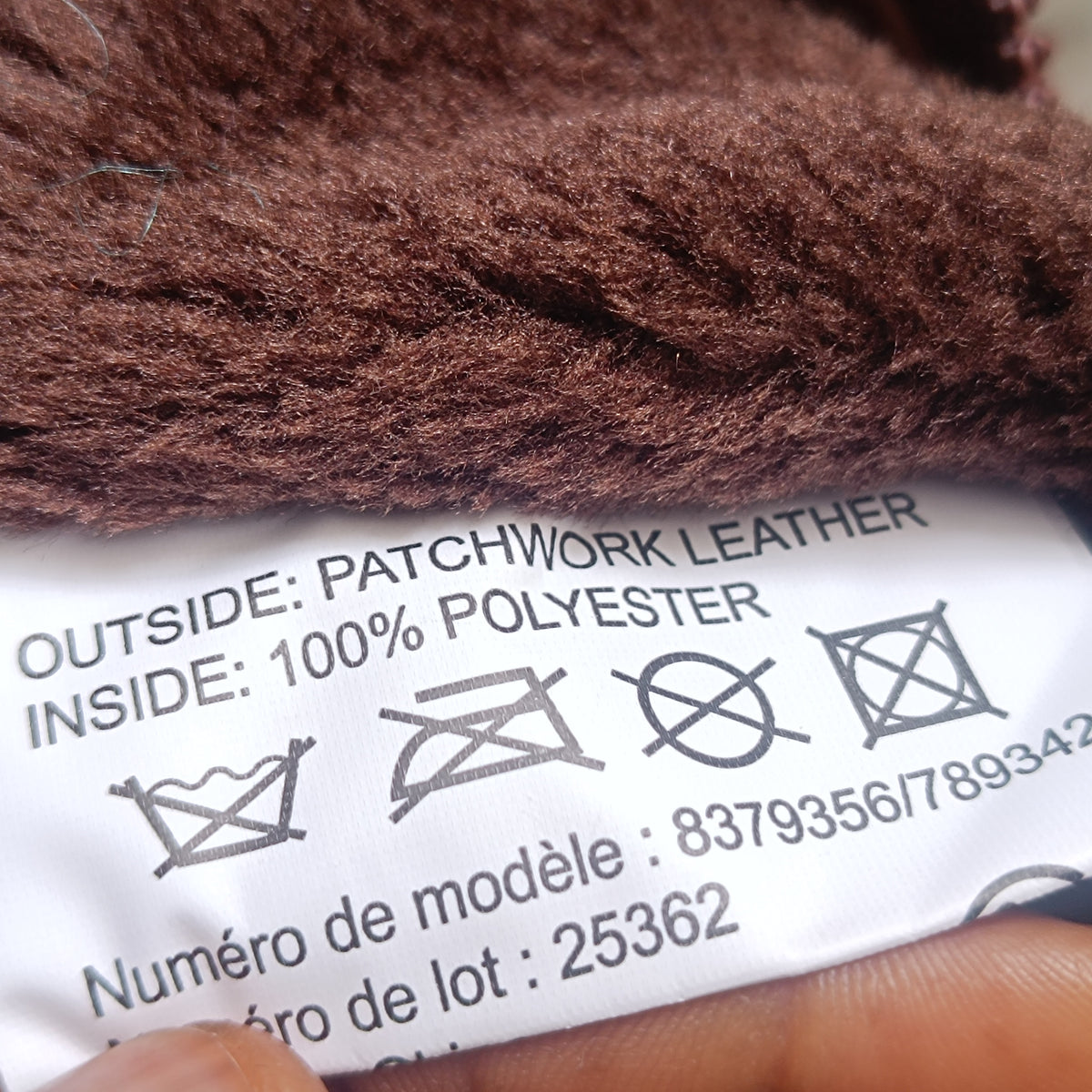 Vintage Brown Leather Jacket - 90s Minimalist Zip Coat - L