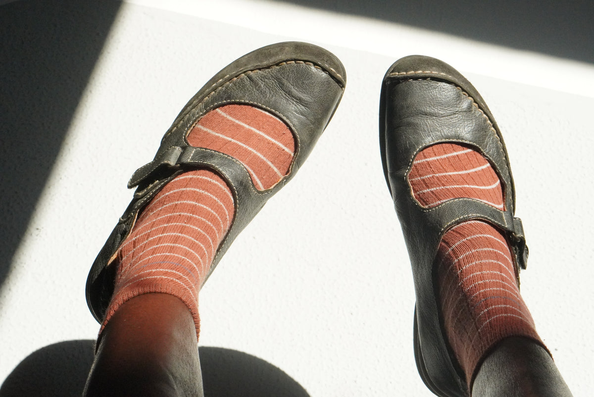 Camel Active Vintage Mary Jane Flats - 90s Grey Leather | Fits EU 39 / UK 6.5