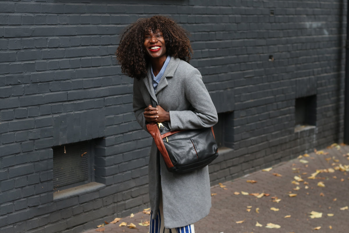 Vintage Grey Wool Coat | 90s Heine Cashmere Blend Overcoat | S