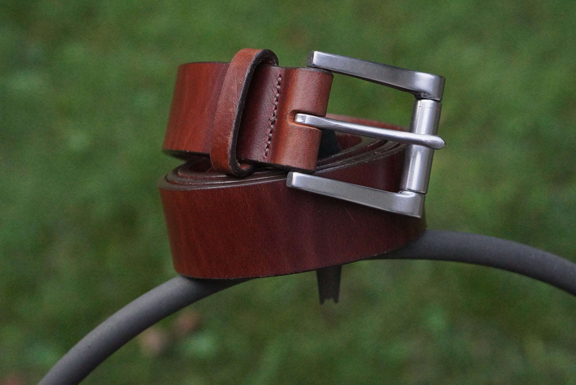 L.L. Bean Vintage Full Grain Leather Belt - Made in USA Brown Size 36