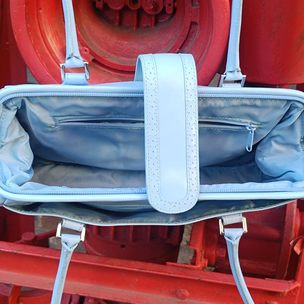 Baby Blue Shoulder Bag | Vintage Y2K West | Pastel