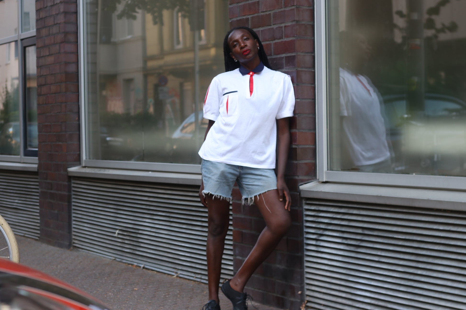 Bleyle Vintage 80s White Polo Shirt - West Germany Preppy Tennis Top